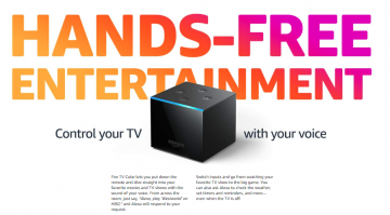 Fire TV Cube Hands-free Streaming device with 4K Ultra HD